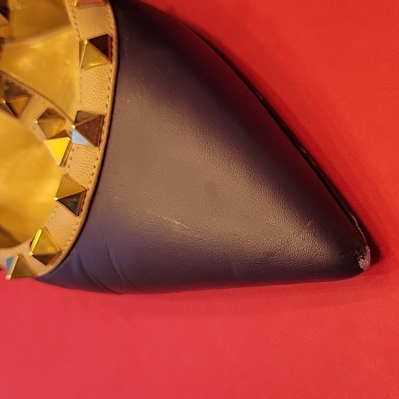 RARE Limited Edition Matte Purple VALENTINO Rock Stud Heels | Size 9 - Picture 4 of 12